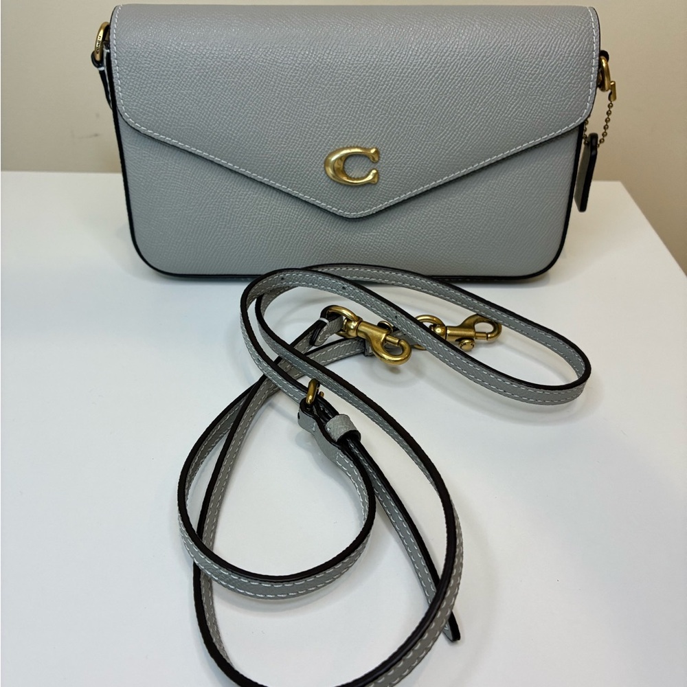 Coach Wynn Grey and Cream Crossbody Bag